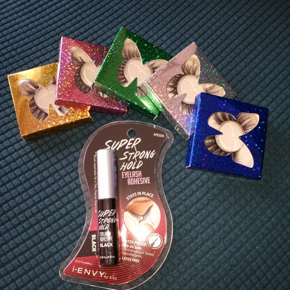 Eye lashes and I Envy blk lash glue - Picture 1 of 8